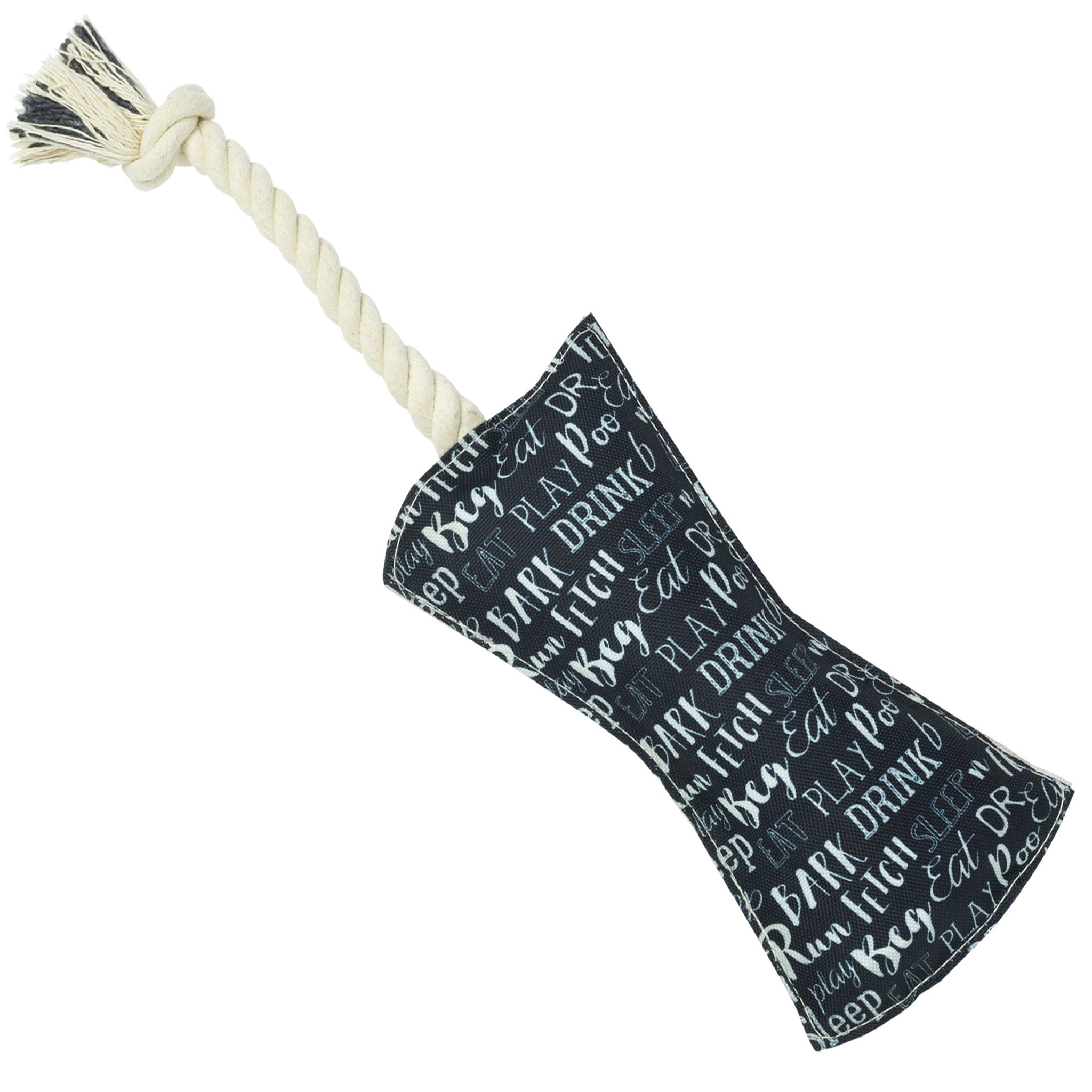 Speckle & Spot Newspaper Rope Dog Toy