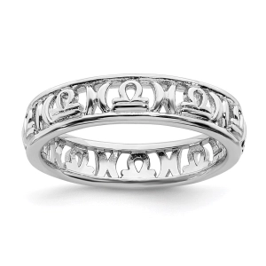 Sterling Silver Stackable Expressions Libra Zodiac Ring | QSK2018