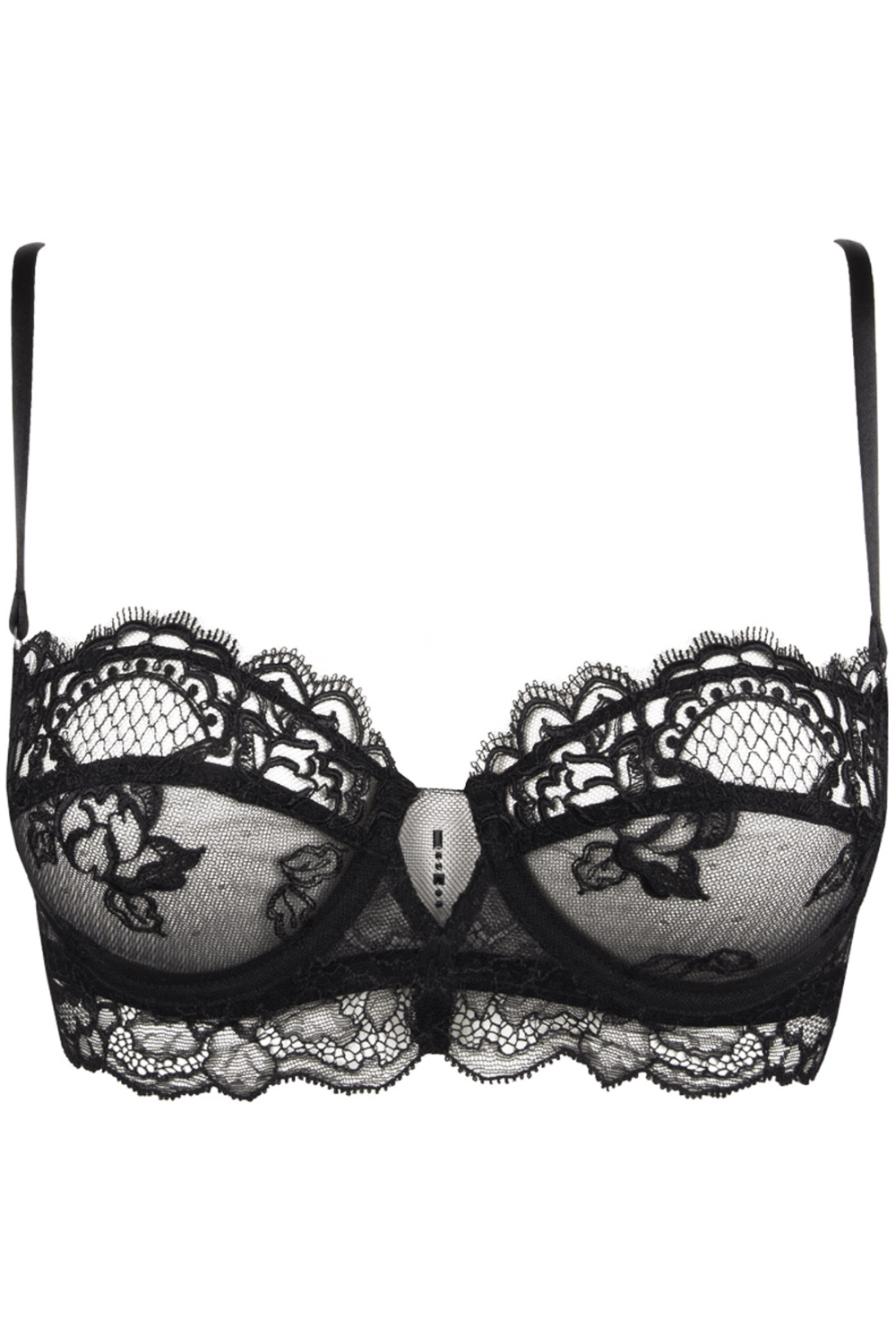 Sublime En Dentelle Half Cup Bra in Black