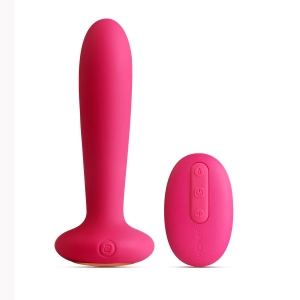 SVAKOM Primo 25-function Vibrating Rechargeable Warming Plug Wine Red