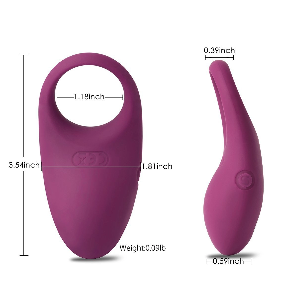 SVAKOM Wendy Vibrating Couples Ring - Violet