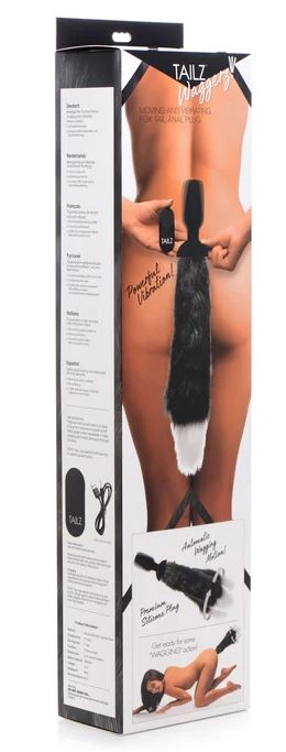 Tailz Waggerz Moving And Vibrating Fox Tail Anal Plug