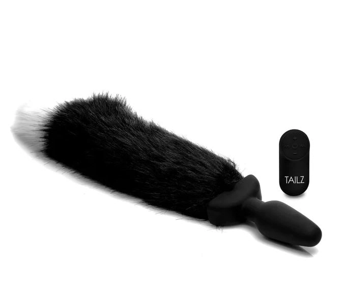 Tailz Waggerz Moving And Vibrating Fox Tail Anal Plug