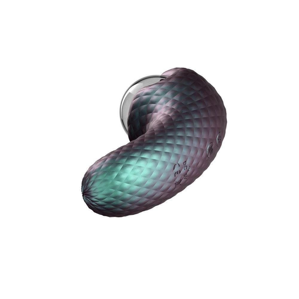 Temptasia By Blush®| Enchanted Serpent Pulse Vibrator With Mystical Plasma Globe - Dark Millenia