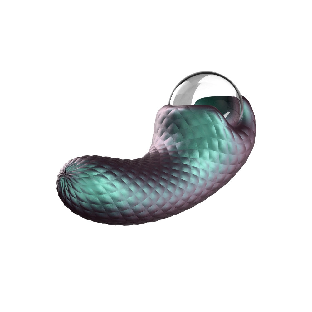 Temptasia By Blush®| Enchanted Serpent Pulse Vibrator With Mystical Plasma Globe - Dark Millenia
