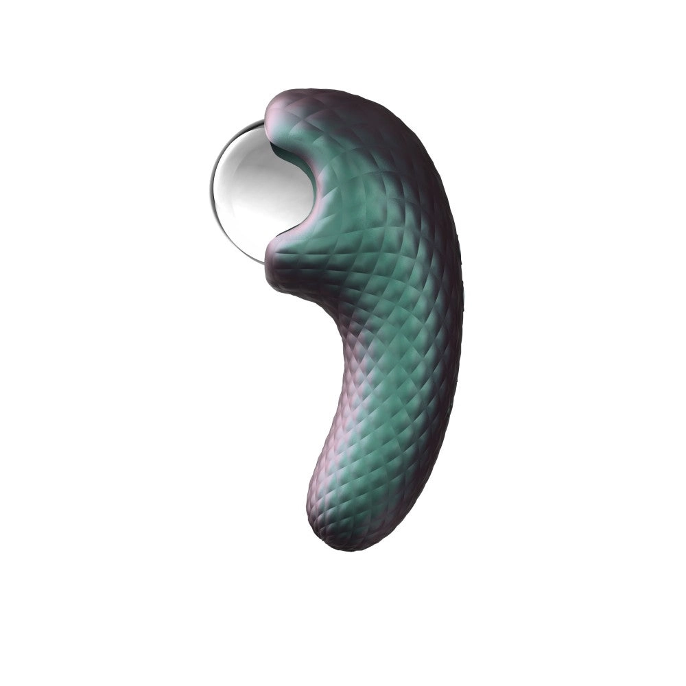 Temptasia By Blush®| Enchanted Serpent Pulse Vibrator With Mystical Plasma Globe - Dark Millenia