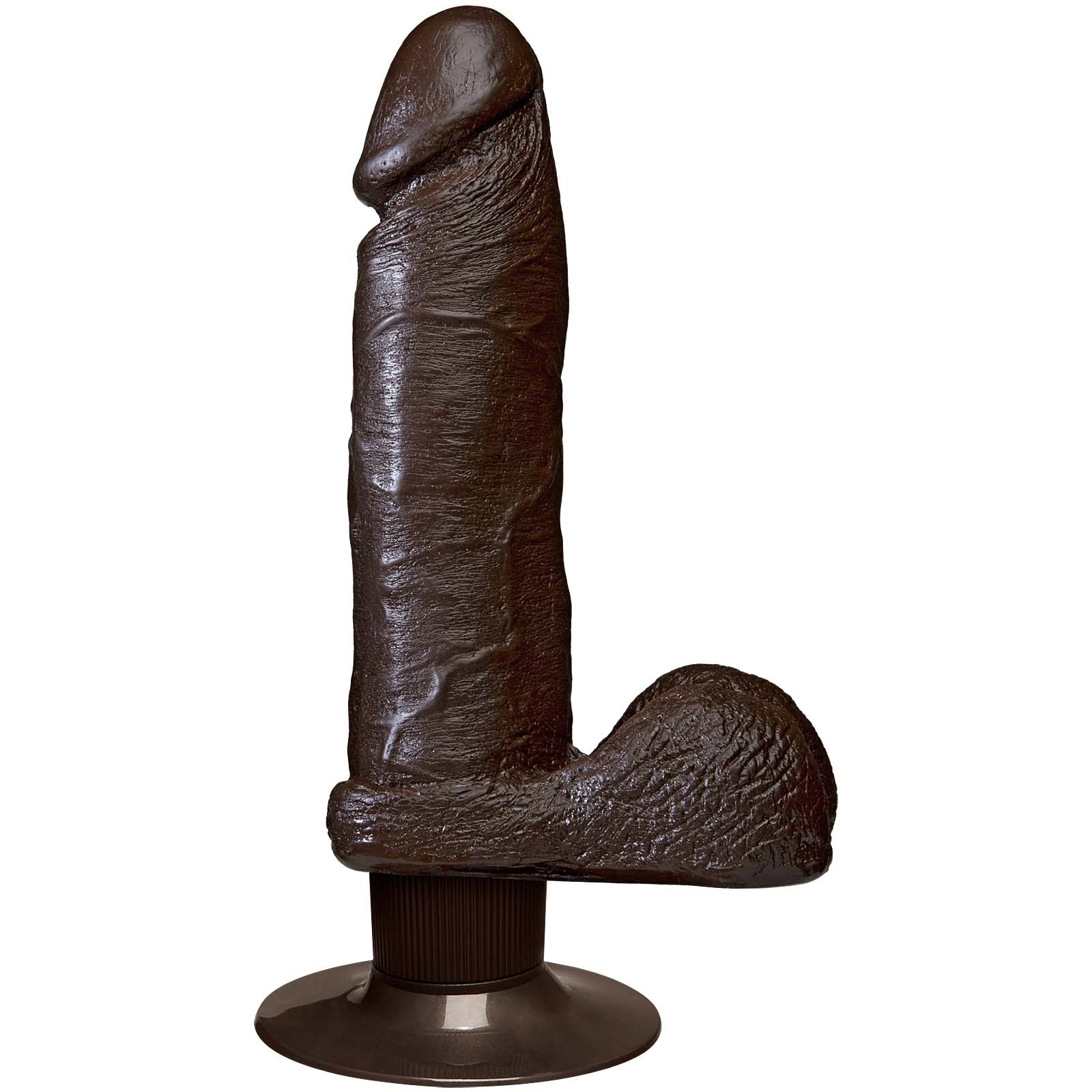 The Realistic Cock Vibrating 6” - Black