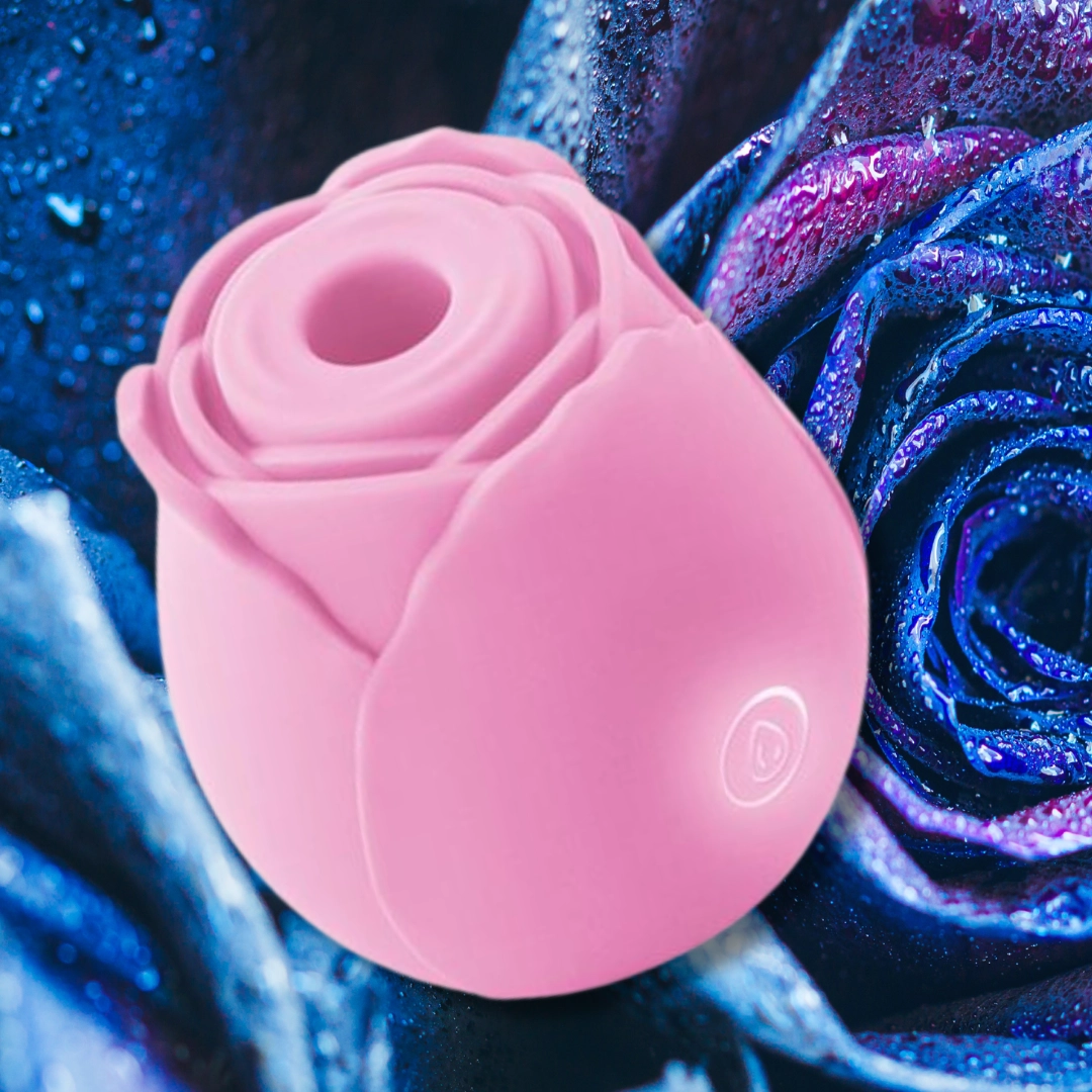 The Rose Rechargeable Suction Vibrator