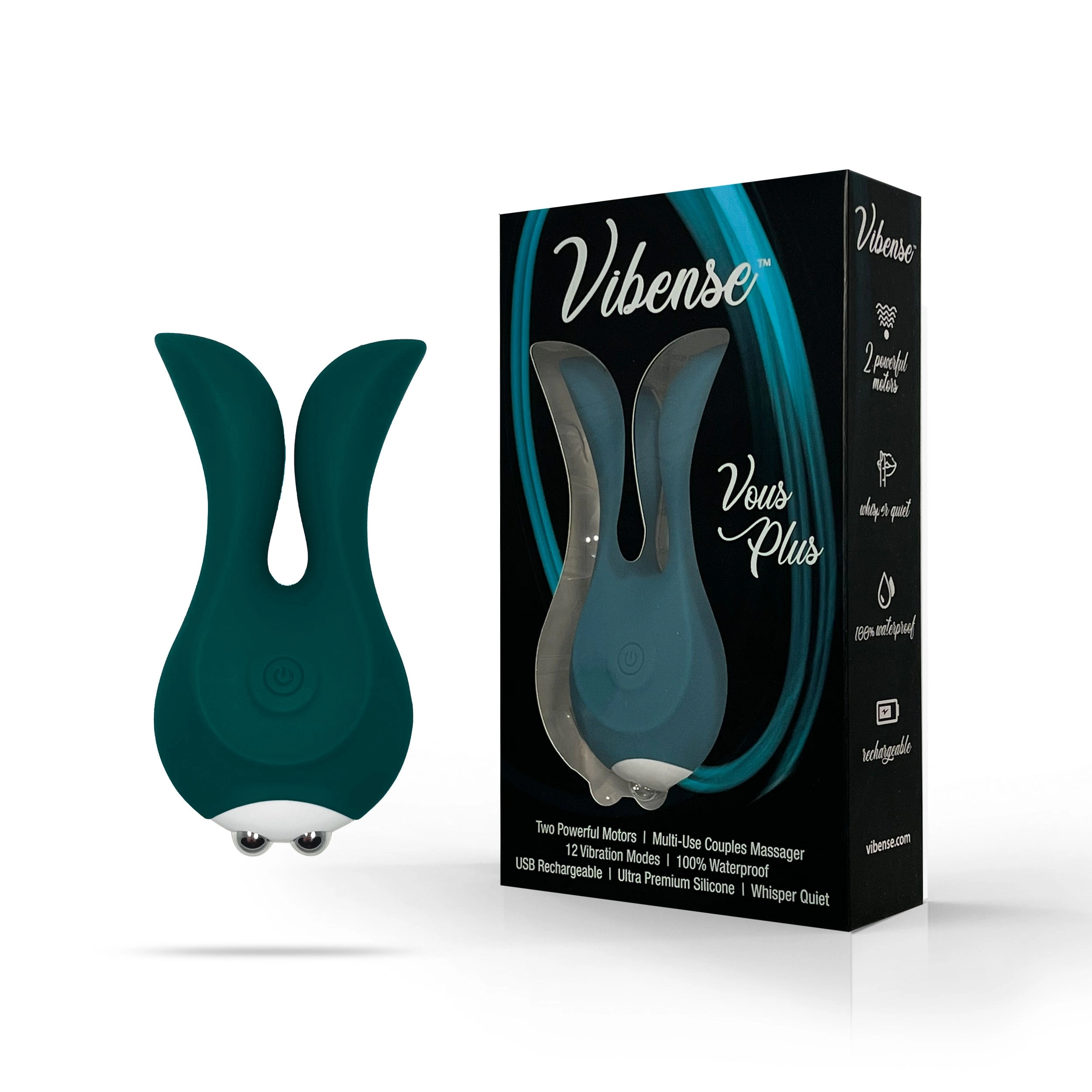 THE VIBENSE VOUS PLUS MULTI USE VIBRATOR - TEAL