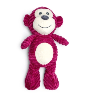 ThoozyPet Tuff & Cuddly Monkey Plush Dog Toy