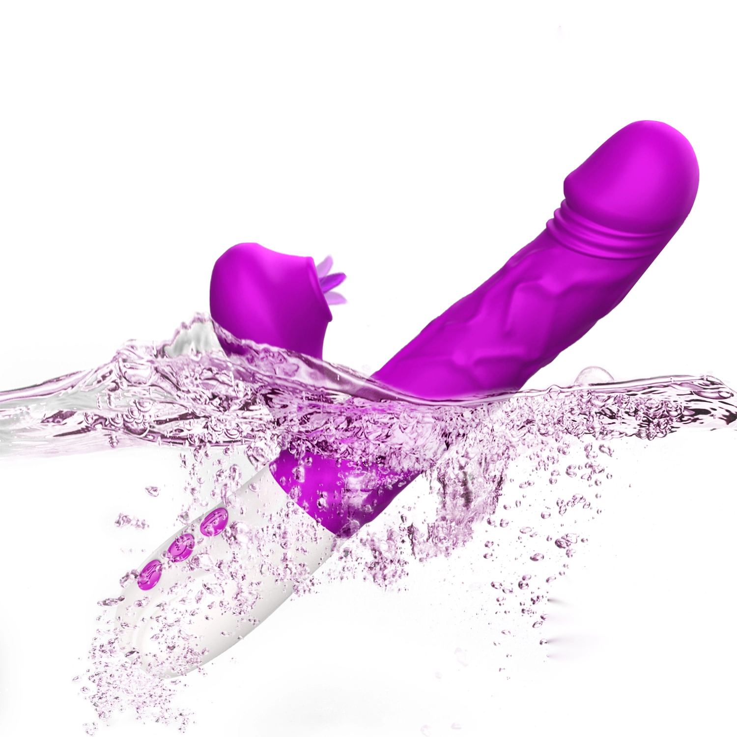 Thrusting Dildo Rabbit Vibrator for Women