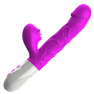 Thrusting Dildo Rabbit Vibrator for Women