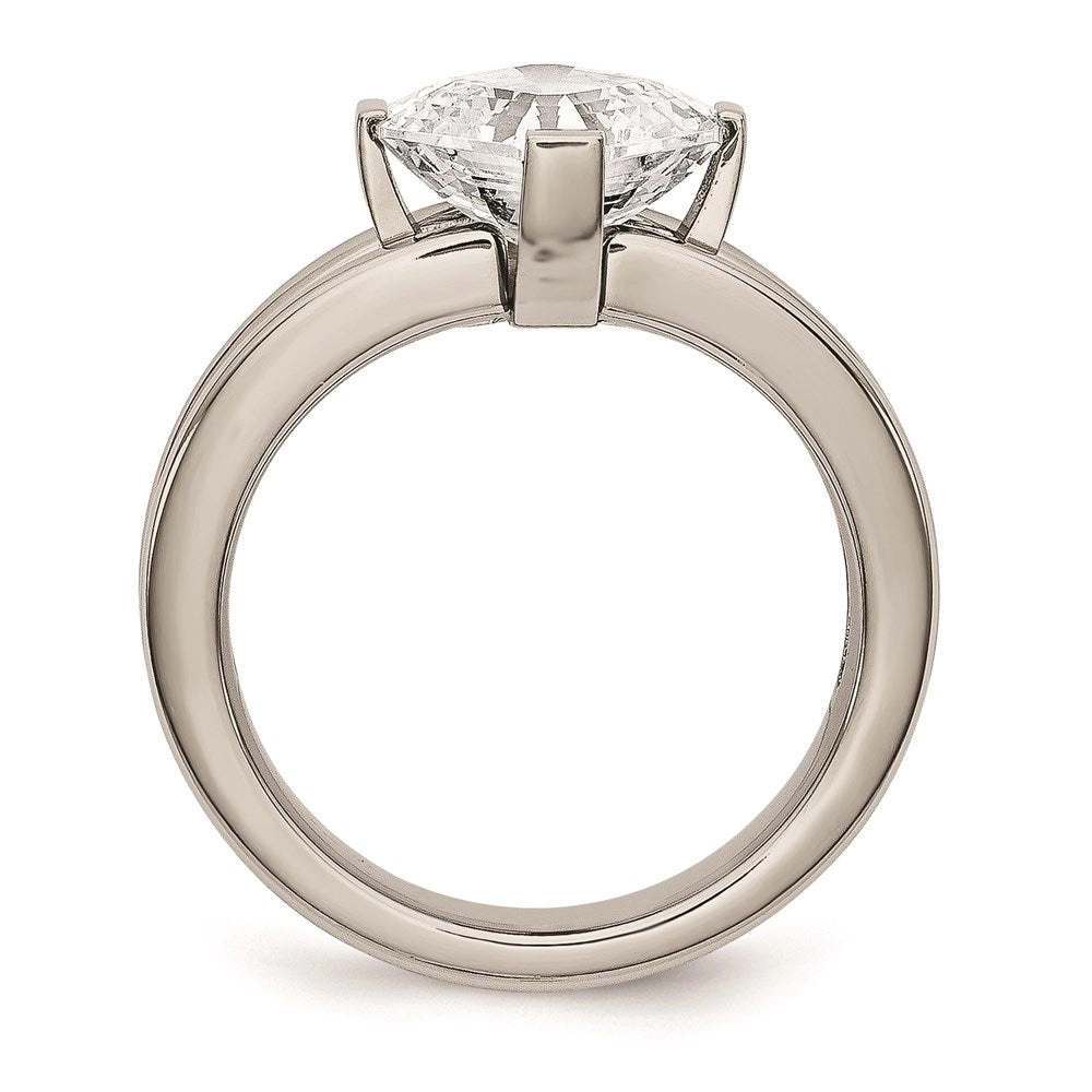 Titanium CZ Ring | TB375