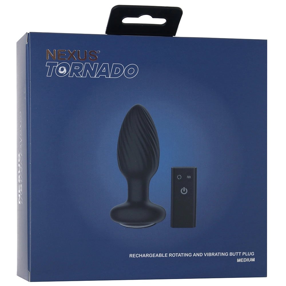 Tornado Remote Rotating Butt Plug Vibe in Medium
