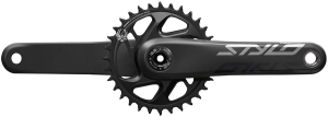 TruVativ STYLO Carbon Eagle Crankset - 175mm, 12-Speed, 34t, Direct Mount, Cannondale Ai, DUB Spindle Interface, Black