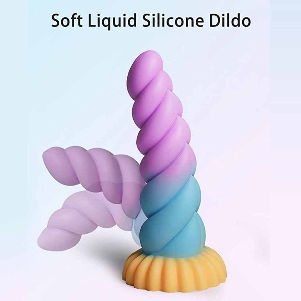 Unicorn 8.66 Yellow Liquid Silicone Dildo With Delightful Macaron Color - Laphwing