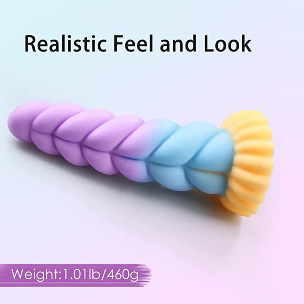 Unicorn 8.66 Yellow Liquid Silicone Dildo With Delightful Macaron Color - Laphwing