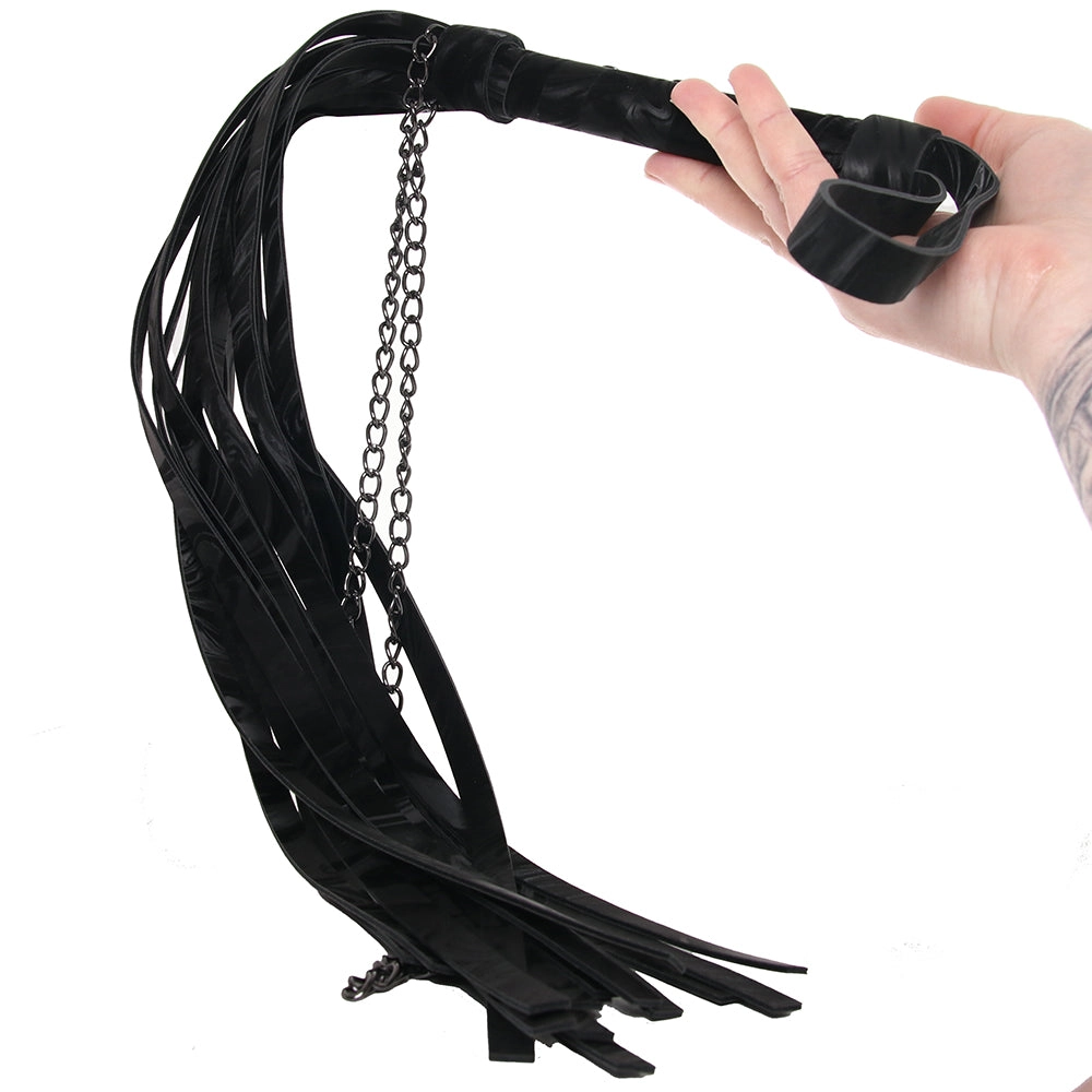 Velvet Noir Chain Flogger