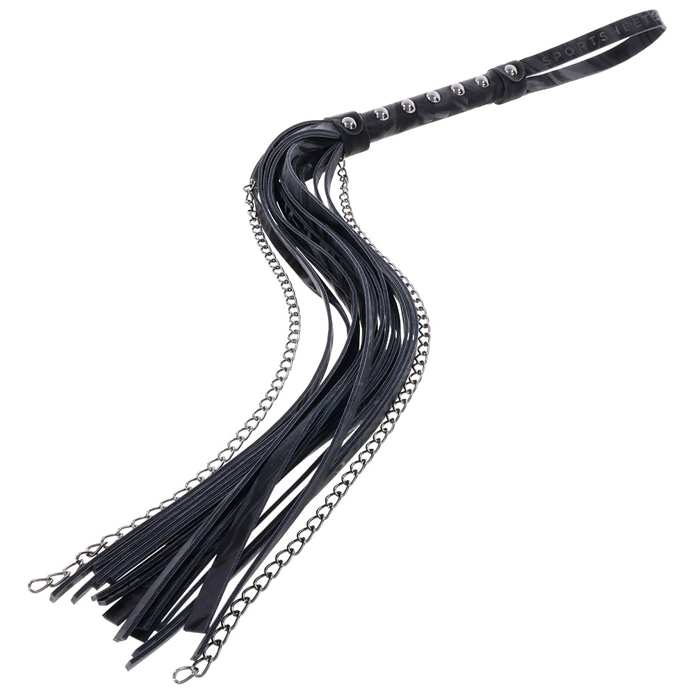 Velvet Noir Chain Flogger