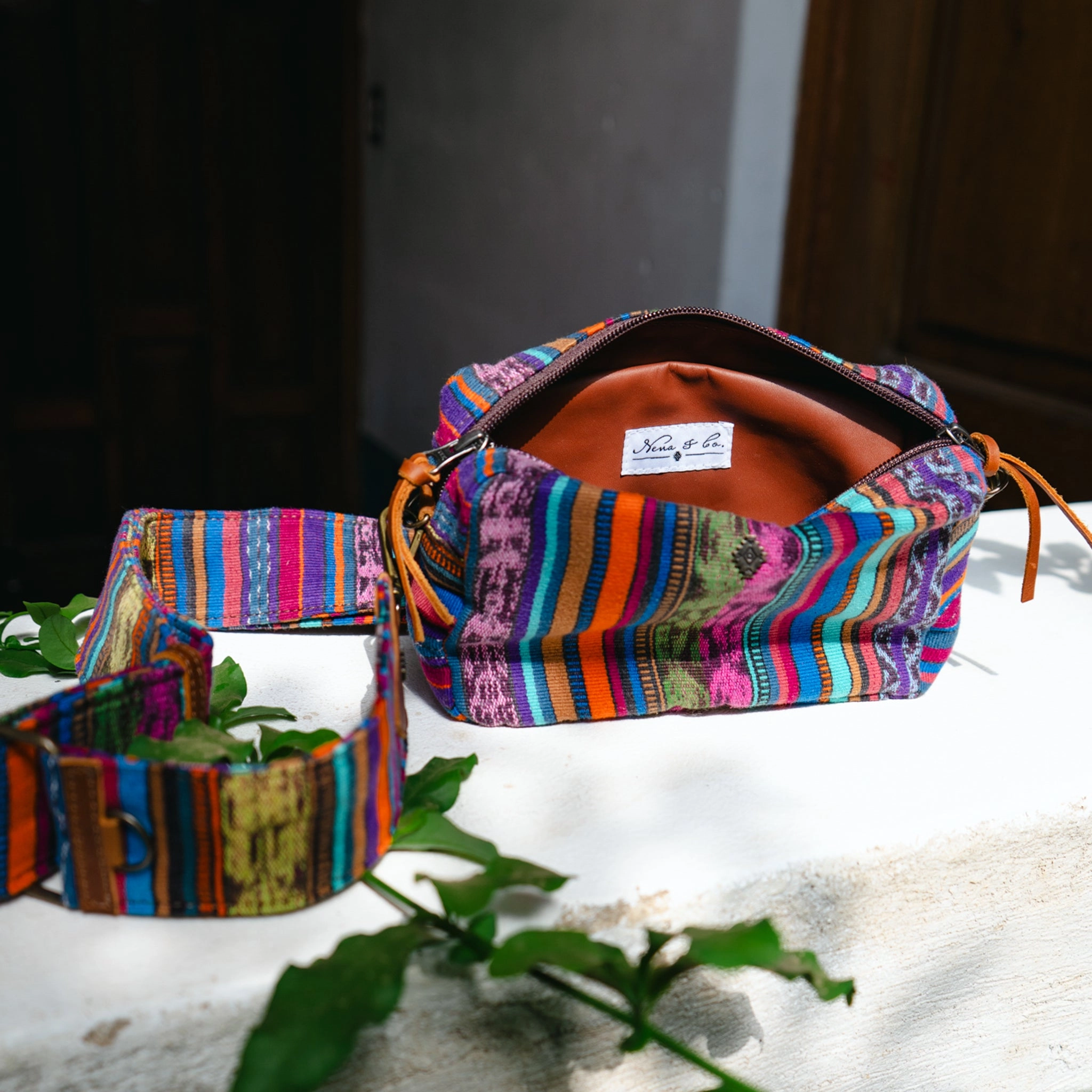 WANDER CROSSBODY BAG   STRAP SET - CORTE - CAFE - NO. 15773