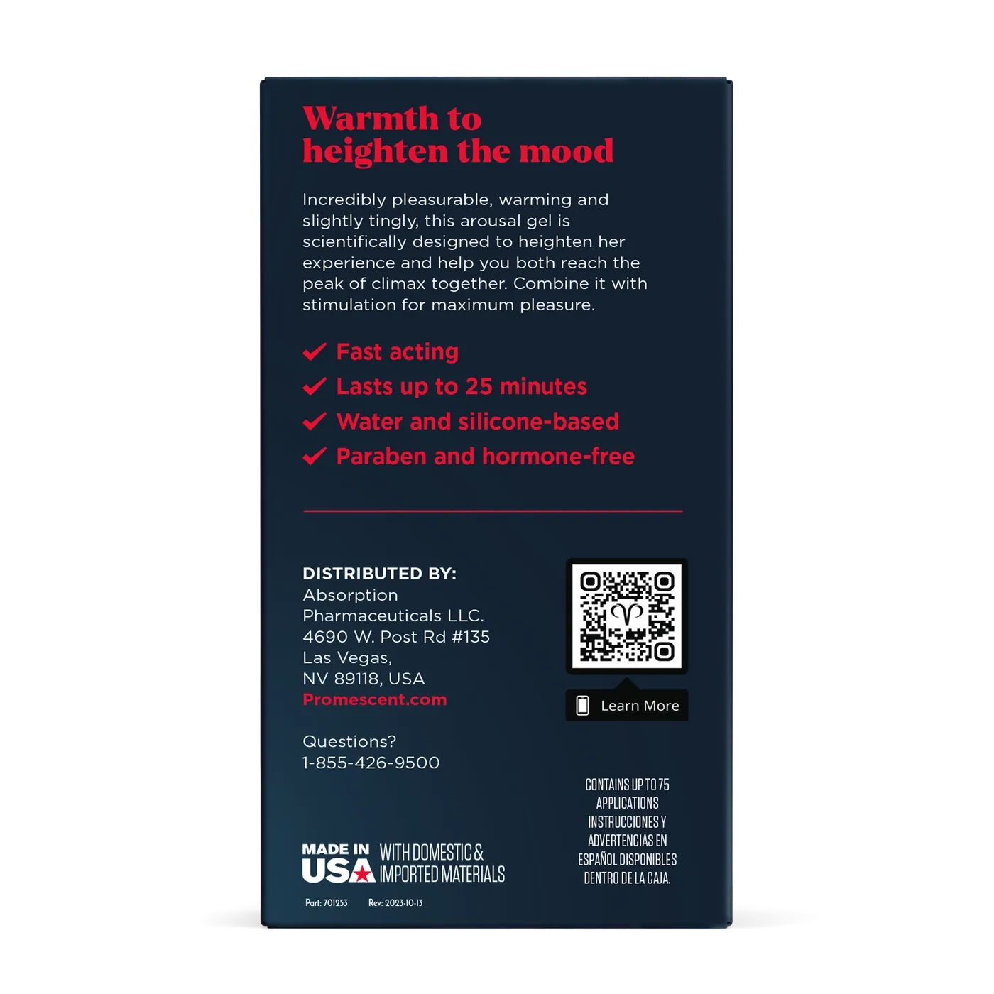 Warming Female Arousal Gel
