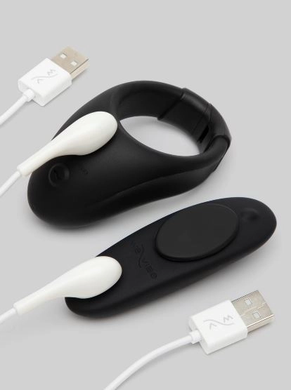 We-Vibe Tease Us Special Edition Set with Panty Vibrator and Vibrating Cock Ring - Black