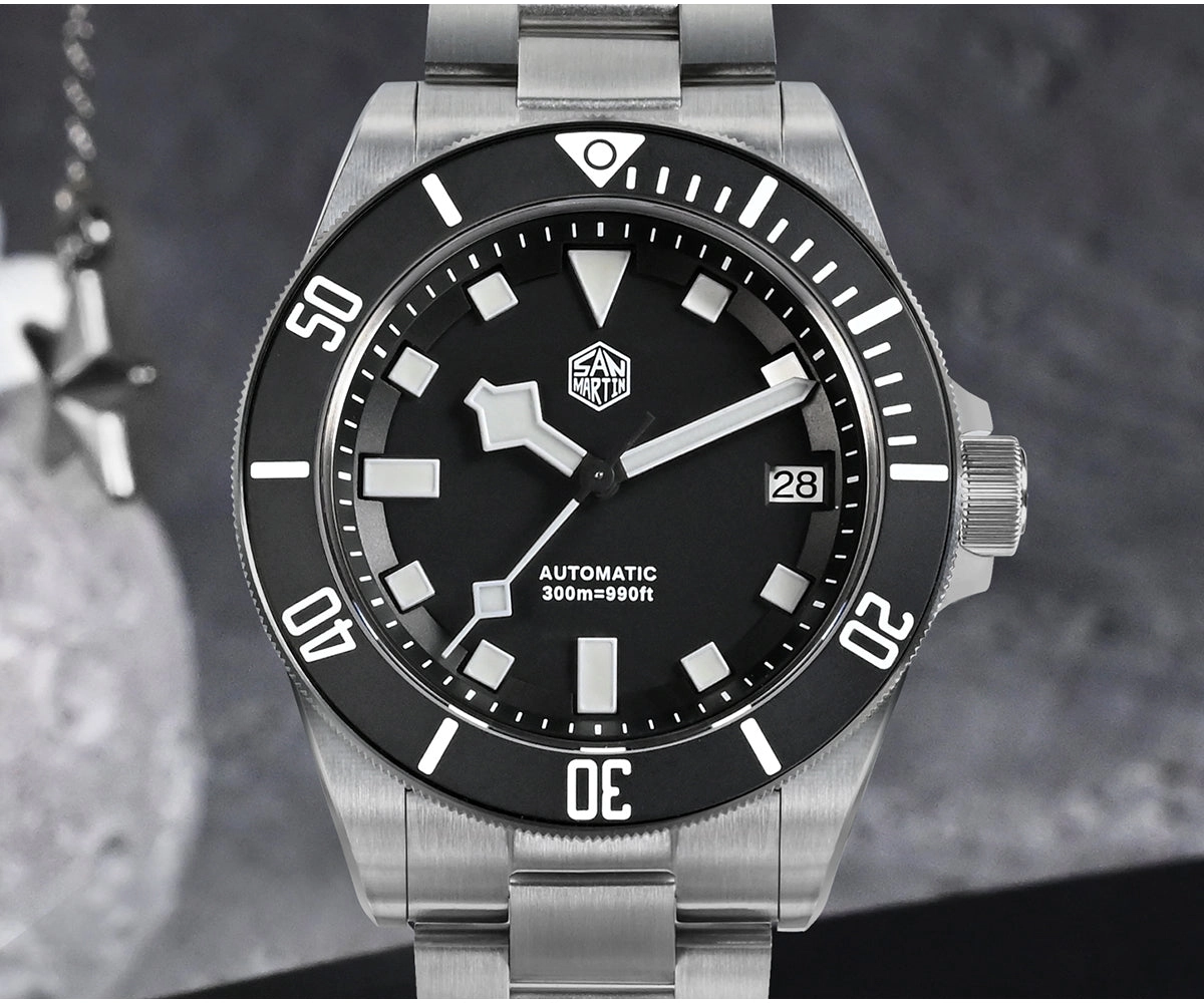 ★WeeklyDeal★Watchdives x San Martin Classic 39mm Automatic Dive Watch SN0121GA