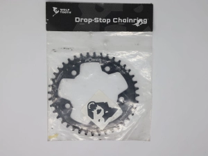 Wolf Tooth Elliptical 110 BCD Chainring - 40t 110 BCD 5-Bolt Drop-Stop Black