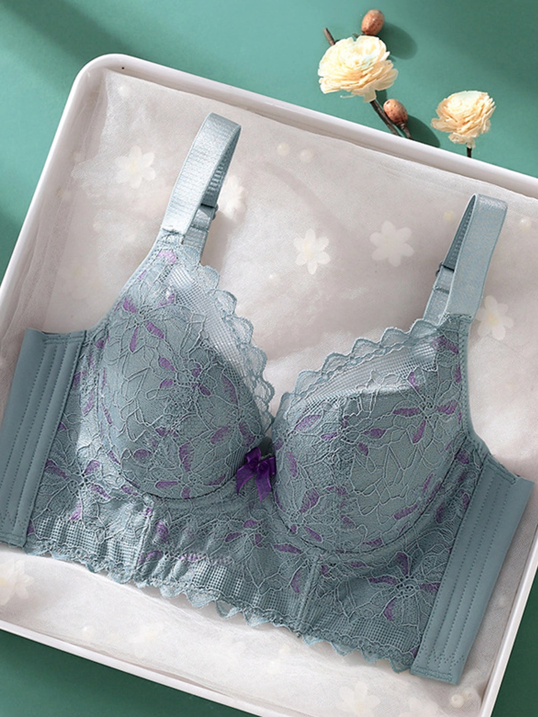 Women's Lace Adjustable Push Up Bra