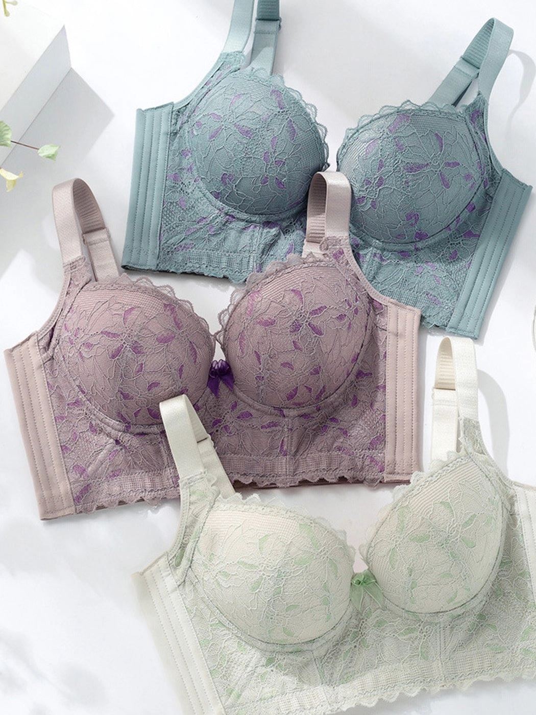Women's Lace Adjustable Push Up Bra