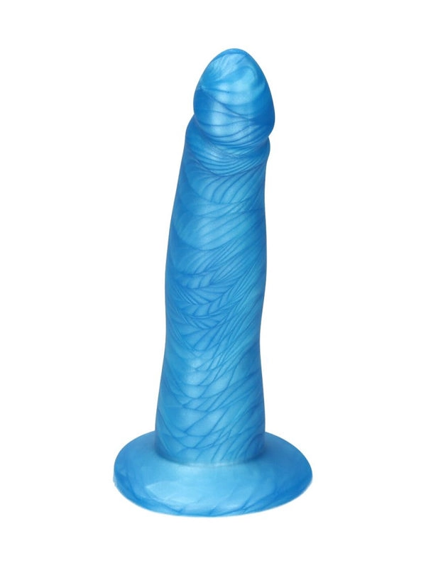 Ylva & Dite Eros Luster Blue Silicone Dildo 17 cm
