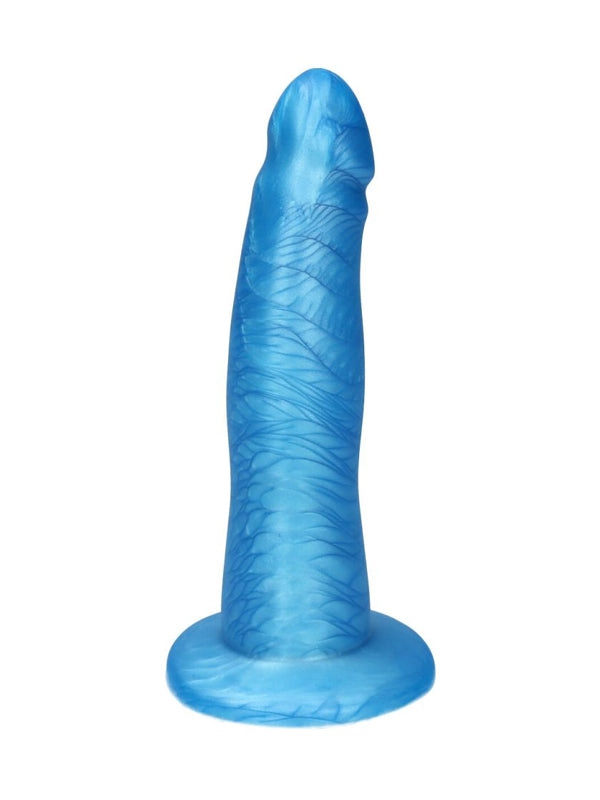 Ylva & Dite Eros Luster Blue Silicone Dildo 17 cm