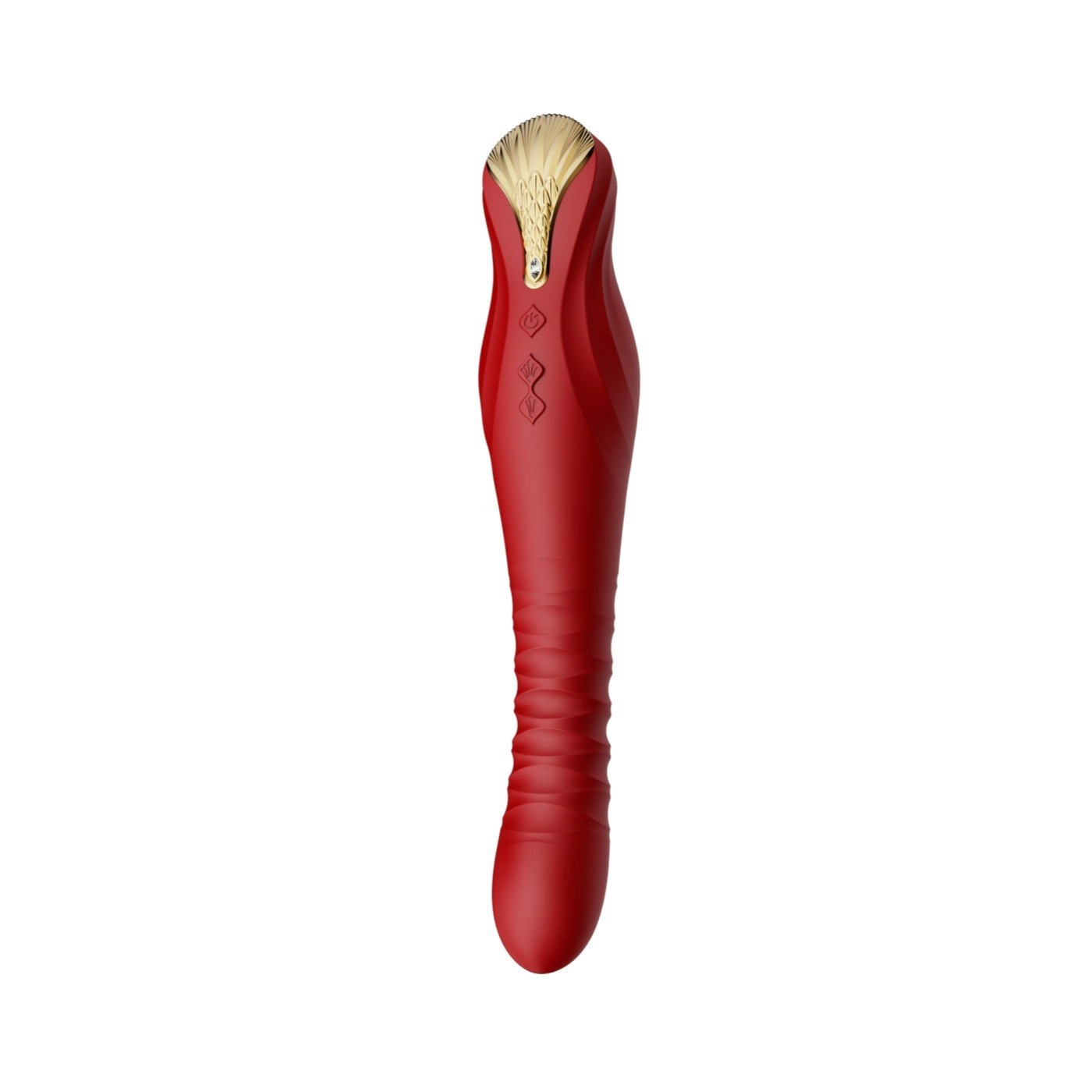 ZALO King Vibrating Thruster Wine Red