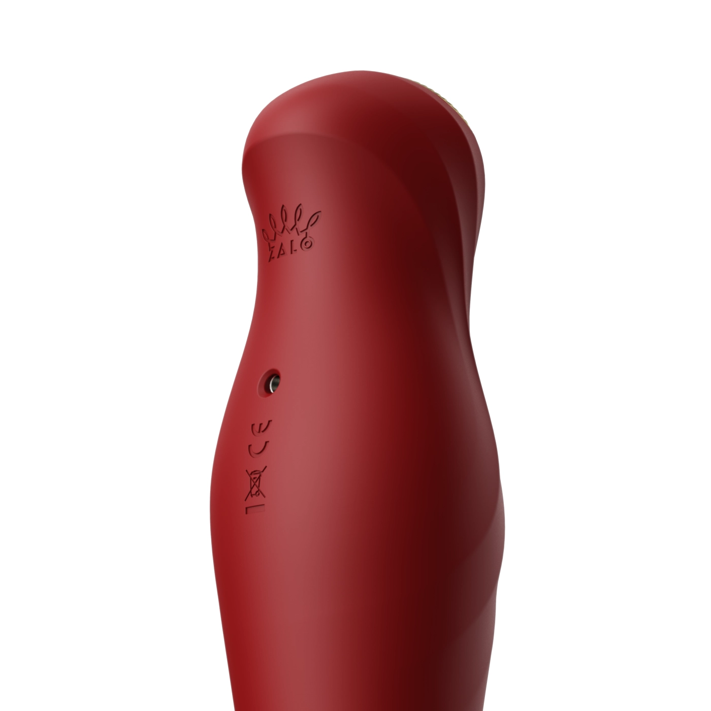 ZALO King Vibrating Thruster Wine Red